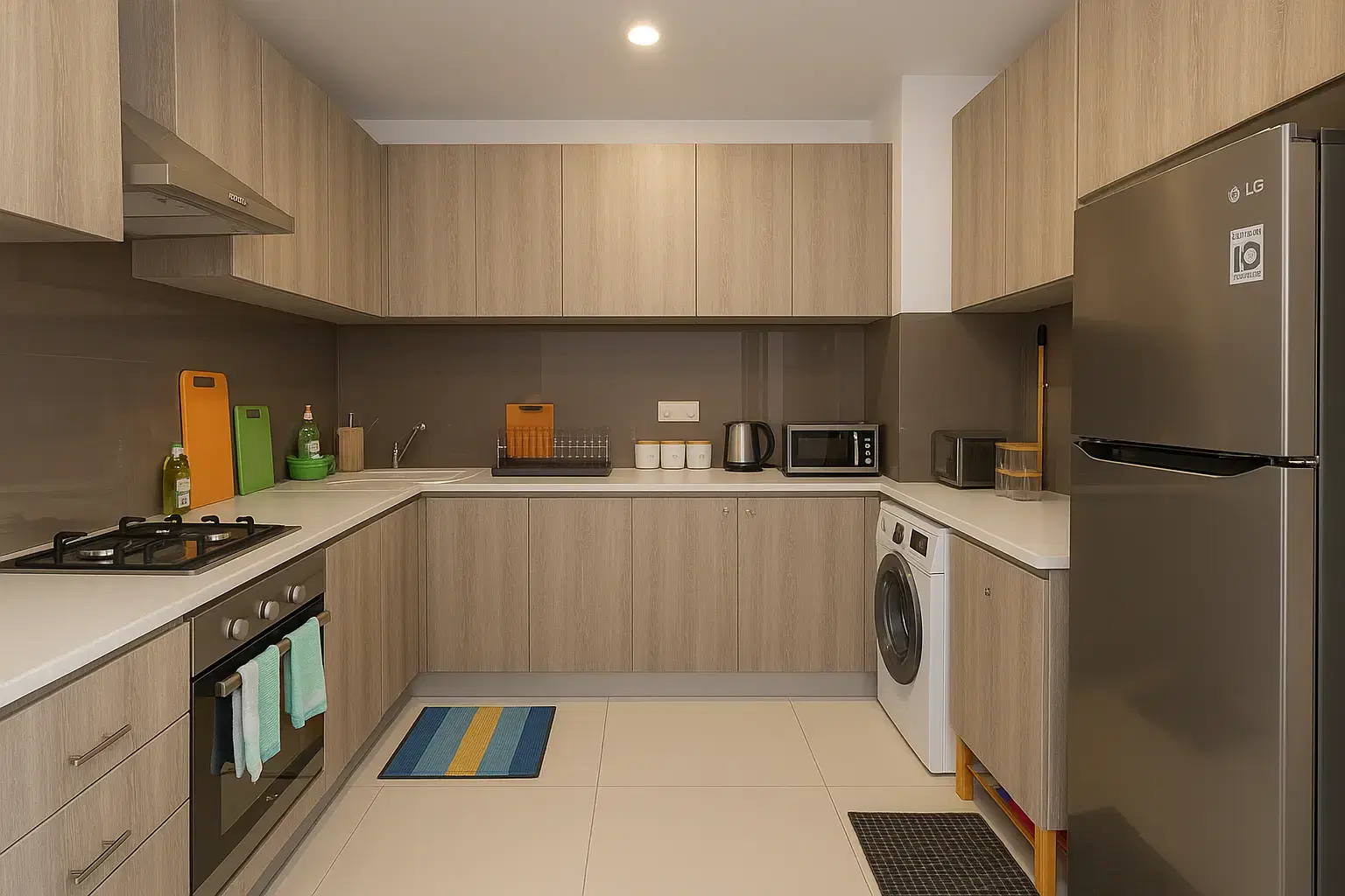 Fully equipped kitchen